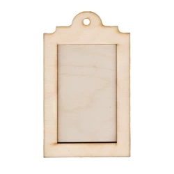 TAG Ornament aus Holz mit Rahmen - 2 Elemente