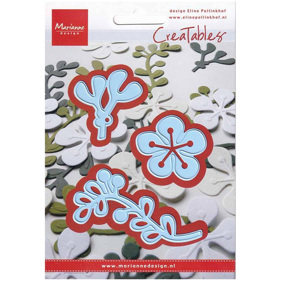 Stanzform Präge Stanzschablone Cutting Die - Marianne Design - Mistelzweig 