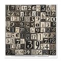 ITD COLLECTION Setz 11Stk 30x30cm Scrapbooking Papier - Black & White