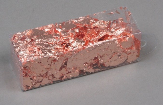 Schlagmetal Flocken Kupfer 1g