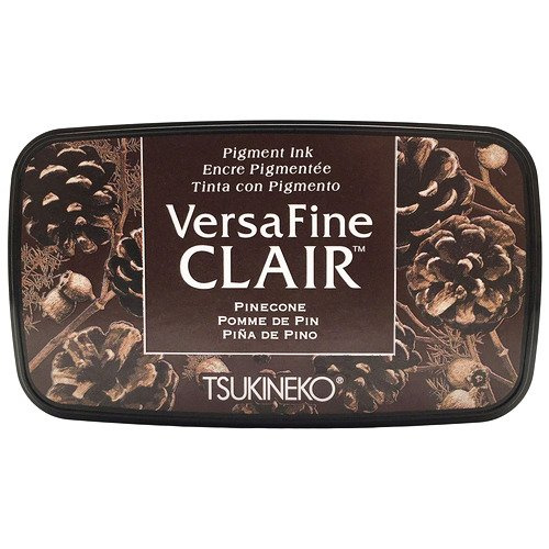 TSUKINEKO Versafine Clair - Tannenzapfen - braune Tinte