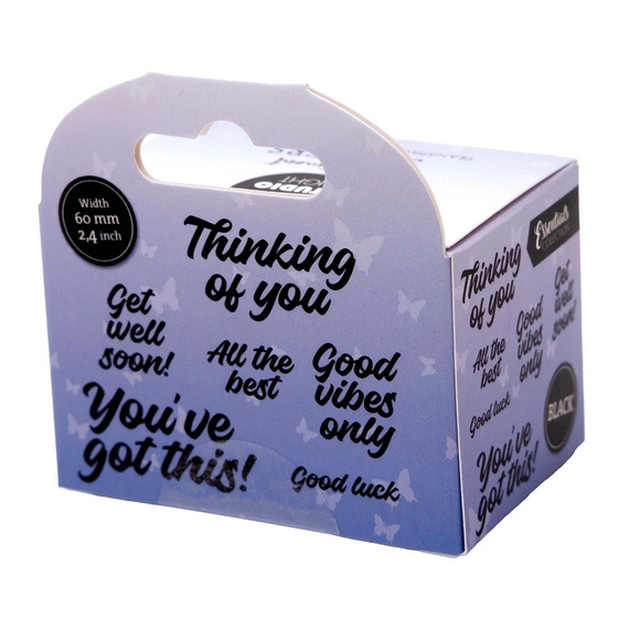 Aufkleber - Dekor Stickers - schwarze Untertitel - Studio Light - All the best