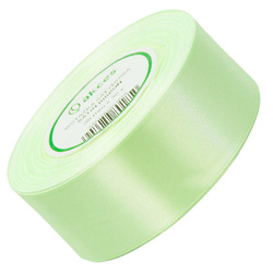 Limonengrünes Satinband 38mm - 32mb