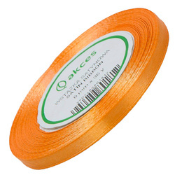Satinband 6 mm/32m SCHLEIFENBAND Geschenkband Dekoband - orange