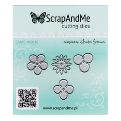 Stanzschablone – Cutting Die für Papier - SCRAPANDME - Blüten mit Staubblättern