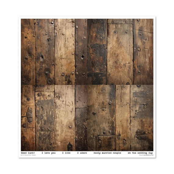 ITD COLLECTION Scrapbooking Papier Set 30x30 cm - Garden of Muses