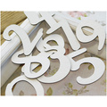 Dekorpappe Die Cut Chipboard - Ziffern 0 bis 9 - vollständig - Kreatywna Pracownia