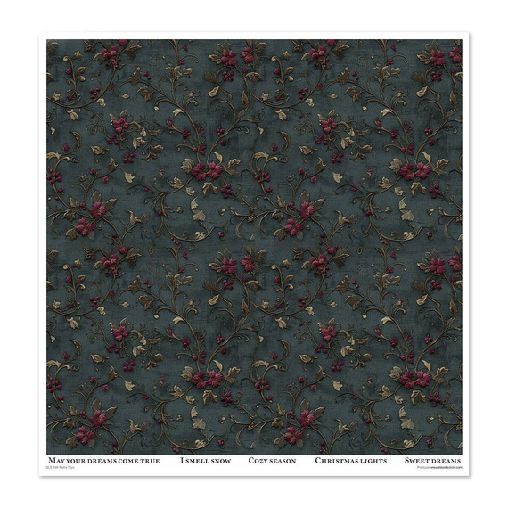 ITD COLLECTION Scrapbooking Papier Set 30x30 cm - Retro Toys