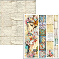 CIAO BELLA Satz doppelseitigen Scrapbooking Papier A4 Mixed Media Book LuMania - Quintessential