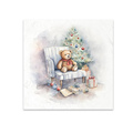 Scrapbooking-Bastelpapier-Set reisfelder - ITD - RSM138 Teddybären unter dem Weihnachtsbaum