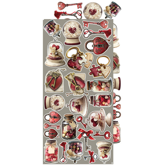 Scrapbooking-Zubehör-Set - Craft o'clock - Spring in Love