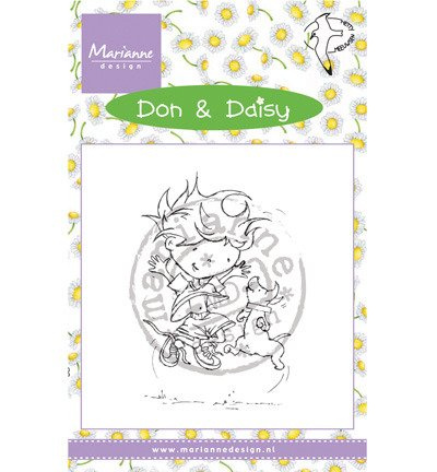 MARIANNE DESIGN Transparent Stempel Motivstempel Clear Stamp - Don & Daisy Freeze Junge und Hund