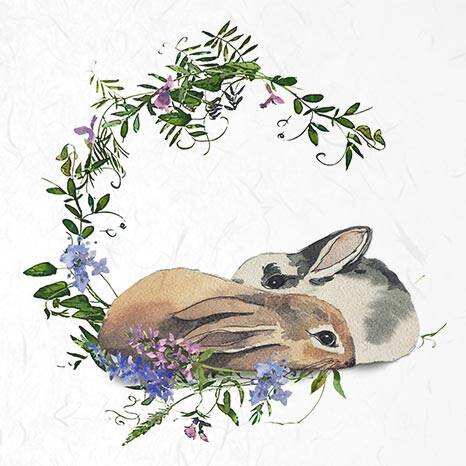 ITD - Reispapier-Set - ITD - RSM002 - Hühner, Gänse