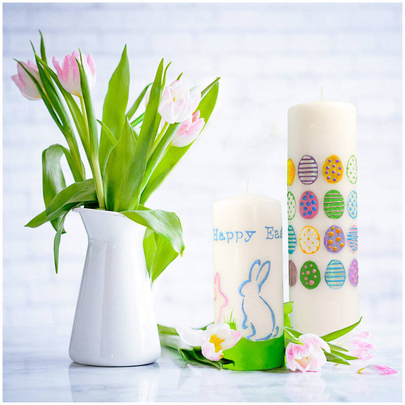 VIVA DECOR Wachs Pen - Kalk - Kerzenwachs-Stift