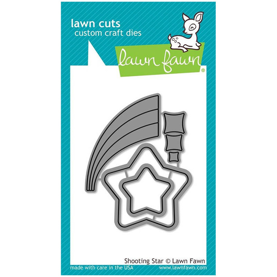 Stanzform Präge Stanzschablone Cutting Die - Lawn Fawn - Sternschnuppe - Sternschnuppe