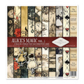 ITD COLLECTION Setz 11Stk 30x30cm Scrapbooking Papier - Alice's Magic 2