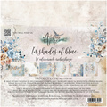 ALCHEMY OF ART Set 20x20cm Scrapbooking Papier,  In shades of blue