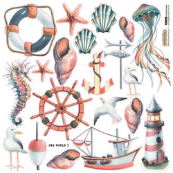 AUFKLEBER - ScrapLove - Meereswelt 3