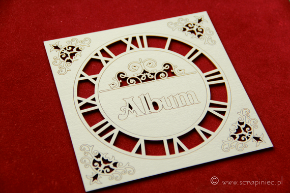 Dekorpappe Die Cut Chipboard Werkstattmix mit Uhr - SCRAPINIECrapiniec 3387
