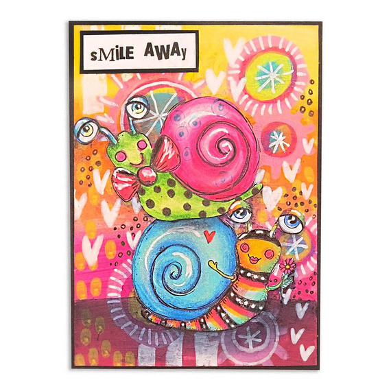 STUDIO LIGHT Sammelstempel Gummi Stempel Motivstempel, Snail buddies