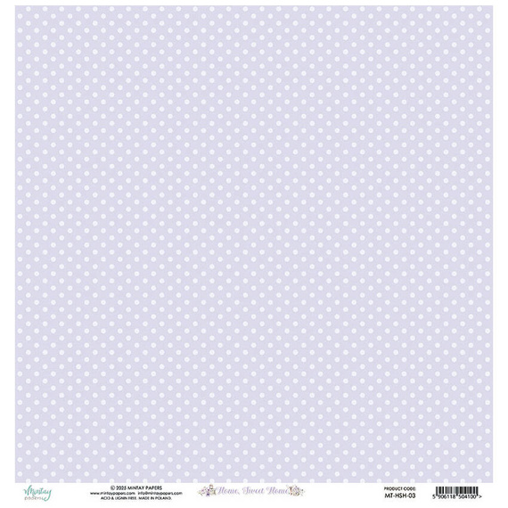 MINTAY 30x30cm doppelseitig Scrapbooking Craft Papier 240g - Home, Sweet Home 03