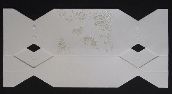 Faltschachtel candy weiß 29x9x6 cm