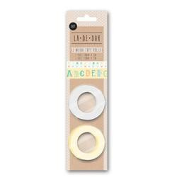 Papier Washi Tape - Baby - Buchstaben und Sicherheitsnadeln