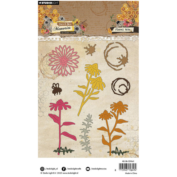 STUDIOLIGHT - Stanzform Präge Stanzschablone Cutting Die - Floral Bits