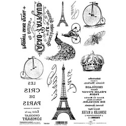 ITD Reispapier Decoupage Bastelpapier Softpapier Serviettentechnik, Paris T60-014