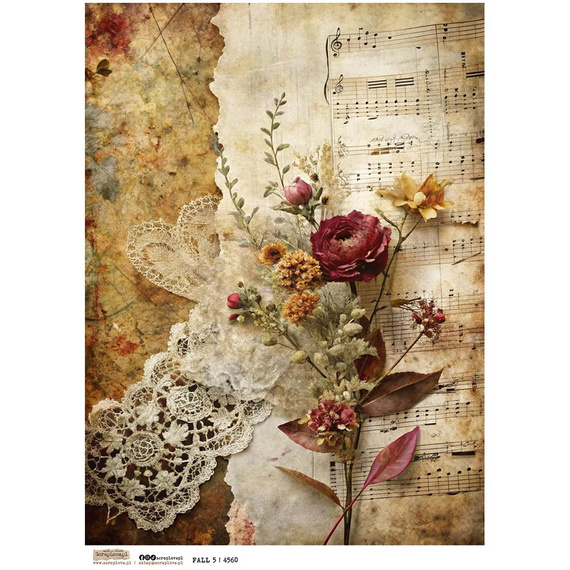 Reispapier Decoupage Bastelpapier A4 - Scraplove - Summer Garden 14
