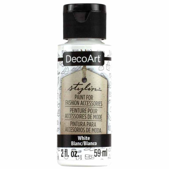 Lederfarbe DECOART Stylin white weiß  59ml