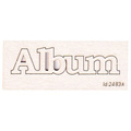 Dekorpappe Die Cut Chipboard albumbeschriftung - "offizielle" Schriftart - 1St. - SCRAPINIECrapiniec