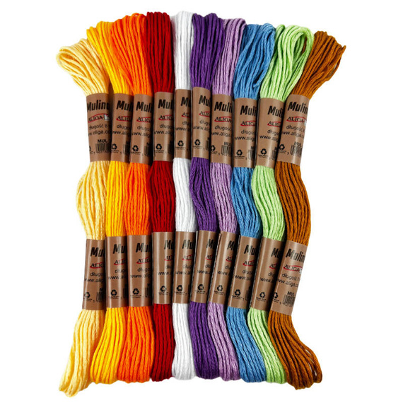 Mulline 8m - Mix aus 10 Farben MUL-3129