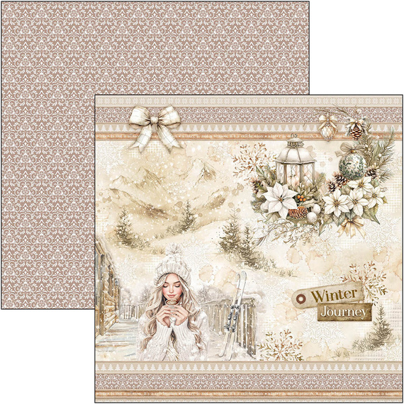Scrapbooking Papier Set 30x30 cm – Paper Pad- Bastelpapier - Ciao Bella – Winter Season