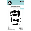 STUDIO LIGHT - Transparenter Stempel - Clear Stamps - Umbrella