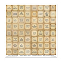 ITD COLLECTION Setz 11Stk 30x30cm Scrapbooking Papier - Alice's Magic 2