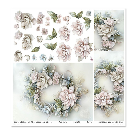 ITD COLLECTION Setz 11Stk 30x30cm Scrapbooking Papier - Celebrate the Moments