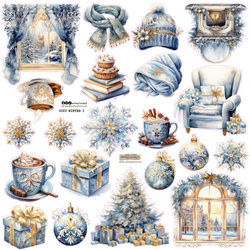 AUFKLEBER - ScrapLove - Gemütlicher Winter 3