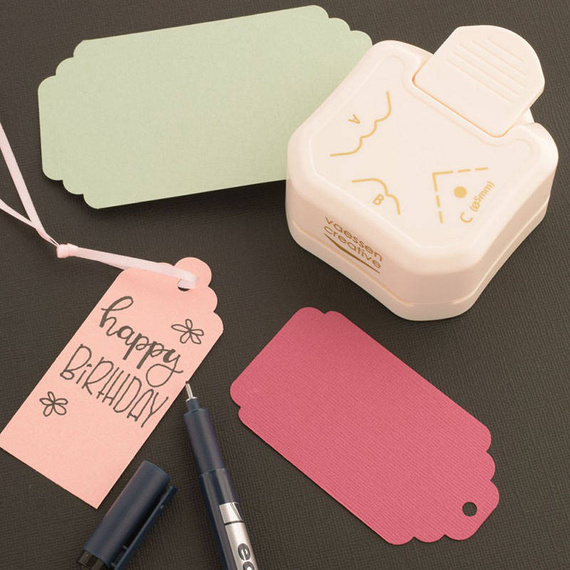 VAESSEN CREATIVE Dekorativer Ecklocher Eckenstanze - Ecke 3in1 - 077