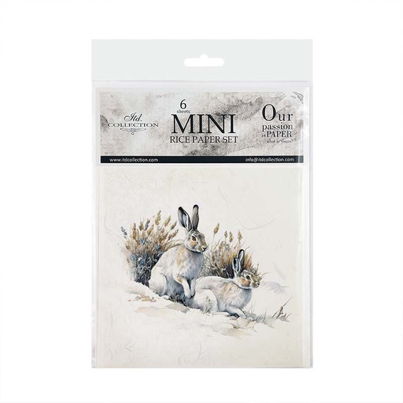 Reispapier-Set - ITD - RSM114 Hasen
