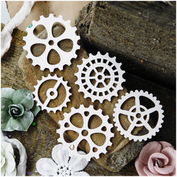 Dekorpappe Die Cut Chipboard - Gänge - Satz V - Kreatywna Pracownia