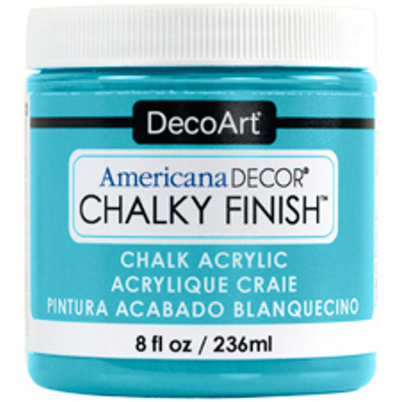 DECOART Chalky Finish Kreidefarbe Kreide Farbe Möbelfarbe Escape 236 ml - Hellblau