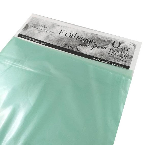 Perltransferfolie - mintgrün