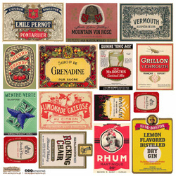 AUFKLEBER - ScrapLove - Vintage Label 6 - Vintage-Etikett 6