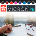Pigma Micron PN Thin Pen - Schwarz - Schwarz