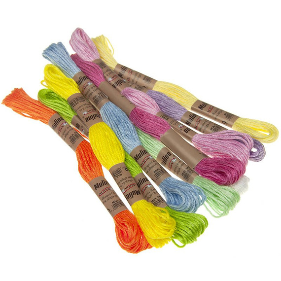 Mouline - Farbmischung - 10Stück 8m