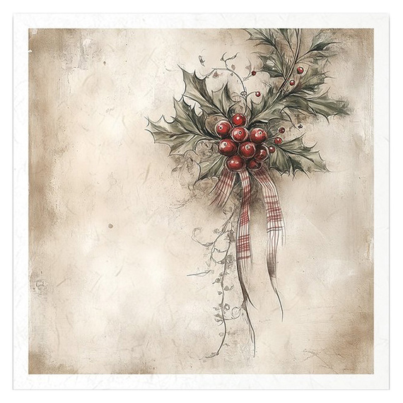 Reispapier-Set - Weihnachtsschmuck - RSM181 - Itd Collection