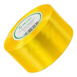 Satiniertes gelbes Sonnenband 50mm - 32mb