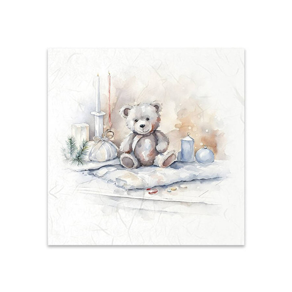 Scrapbooking-Bastelpapier-Set reisfelder - ITD - RSM138 Teddybären unter dem Weihnachtsbaum