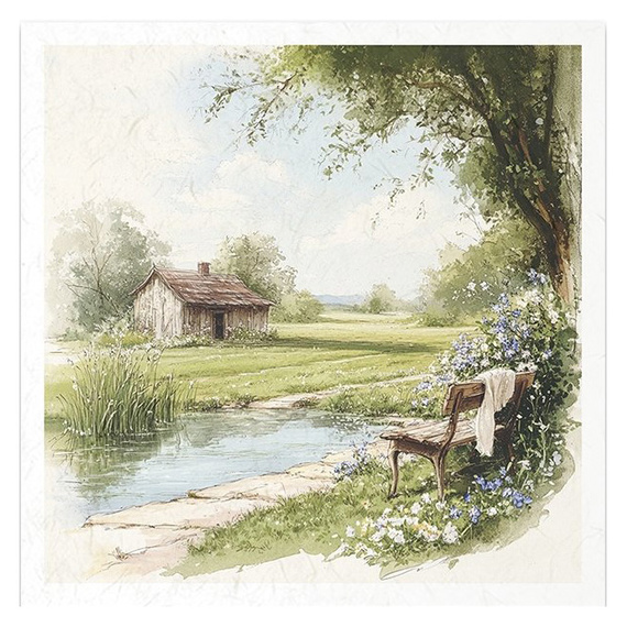 Reispapier-Set-Bastelpapier - ITD - RSM157 Osterhasen